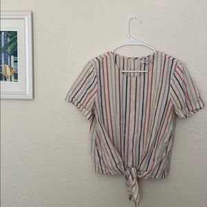 Madewell striped blouse